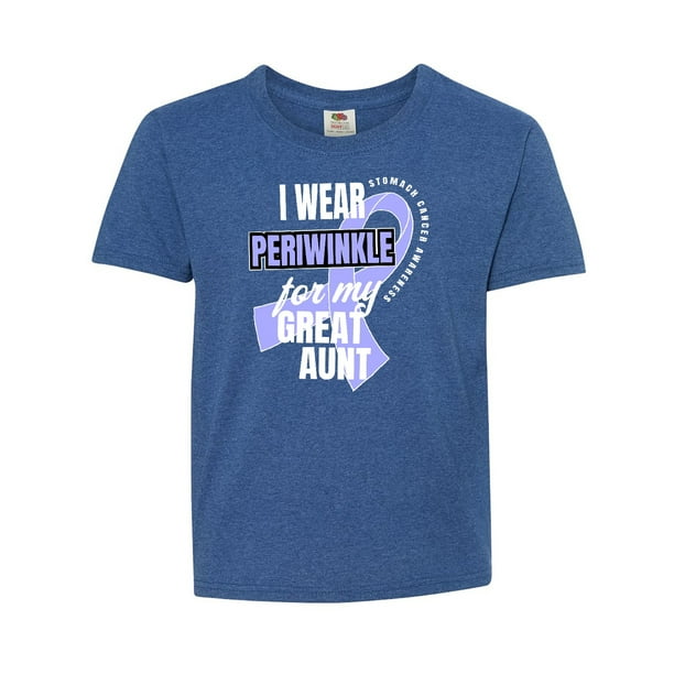 inktastic I Wear Periwinkle for My Aunty Stomach Cancer Awareness Baby T-Shirt inktastic I Wear Periwinkle for My Aunty Stomach Cancer Awareness Baby T-Shirt